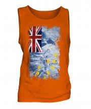 Tuvalu Grunge Flag Mens Vest