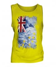Tuvalu Grunge Flag Mens Vest