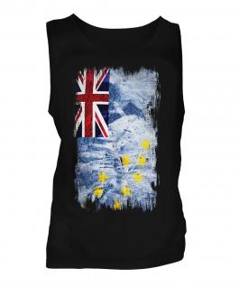 Tuvalu Grunge Flag Mens Vest