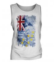 Tuvalu Grunge Flag Mens Vest