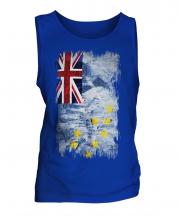 Tuvalu Grunge Flag Mens Vest