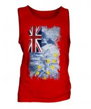 Tuvalu Grunge Flag Mens Vest