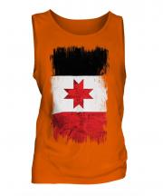 Udmurtia Grunge Flag Mens Vest