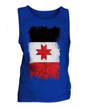 Udmurtia Grunge Flag Mens Vest