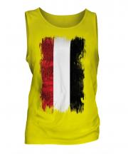 Yemen Grunge Flag Mens Vest