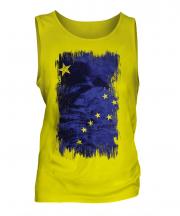 Alaska State Grunge Flag Mens Vest