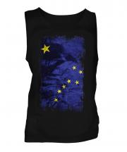 Alaska State Grunge Flag Mens Vest