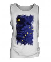 Alaska State Grunge Flag Mens Vest