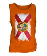 Florida State Grunge Flag Mens Vest