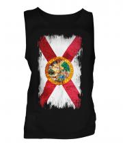 Florida State Grunge Flag Mens Vest