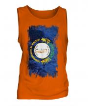 Kentucky State Grunge Flag Mens Vest