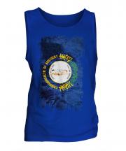 Kentucky State Grunge Flag Mens Vest