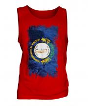 Kentucky State Grunge Flag Mens Vest