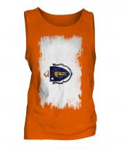 Massachusetts State Grunge Flag Mens Vest