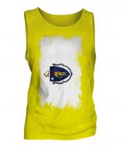Massachusetts State Grunge Flag Mens Vest