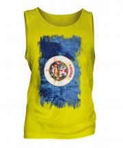Minnesota State Grunge Flag Mens Vest