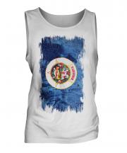 Minnesota State Grunge Flag Mens Vest