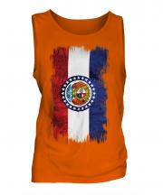 Missouri State Grunge Flag Mens Vest