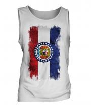 Missouri State Grunge Flag Mens Vest