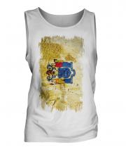 New Jersey State Grunge Flag Mens Vest