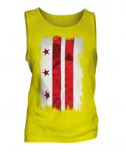 Washington Dc Grunge Flag Mens Vest