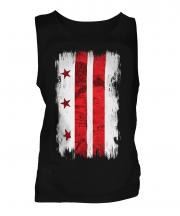 Washington Dc Grunge Flag Mens Vest
