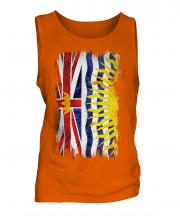 British Columbia Grunge Flag Mens Vest