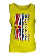 British Columbia Grunge Flag Mens Vest