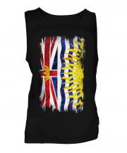 British Columbia Grunge Flag Mens Vest