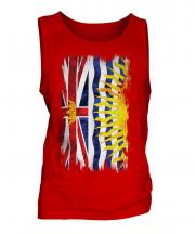 British Columbia Grunge Flag Mens Vest