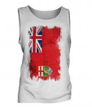 Manitoba Grunge Flag Mens Vest