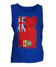 Manitoba Grunge Flag Mens Vest