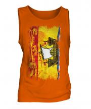New Brunswick Grunge Flag Mens Vest