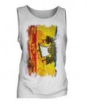 New Brunswick Grunge Flag Mens Vest