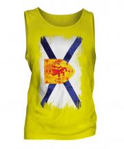 Nova Scotia Grunge Flag Mens Vest