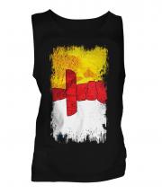 Nunavut Grunge Flag Mens Vest