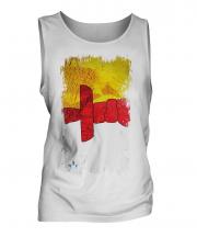 Nunavut Grunge Flag Mens Vest
