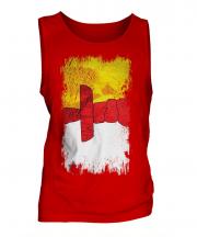 Nunavut Grunge Flag Mens Vest