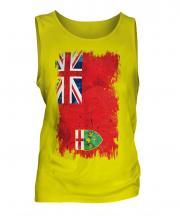 Ontario Grunge Flag Mens Vest