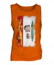 Prince Edward Island Grunge Flag Mens Vest