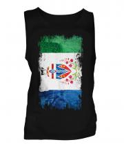 Yukon Grunge Flag Mens Vest