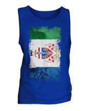 Yukon Grunge Flag Mens Vest