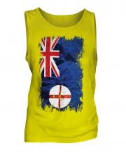 New South Wales Grunge Flag Mens Vest