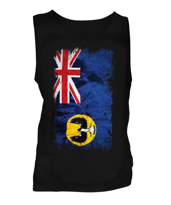 South Australia Grunge Flag Mens Vest