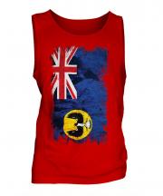 South Australia Grunge Flag Mens Vest