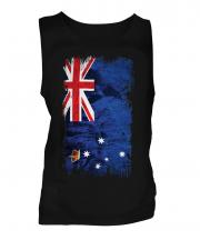 Victoria Grunge Flag Mens Vest
