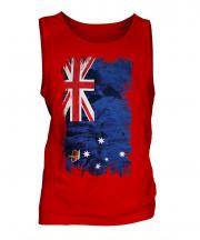 Victoria Grunge Flag Mens Vest