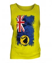Western Australia Grunge Flag Mens Vest