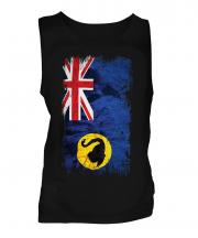Western Australia Grunge Flag Mens Vest