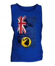 Western Australia Grunge Flag Mens Vest